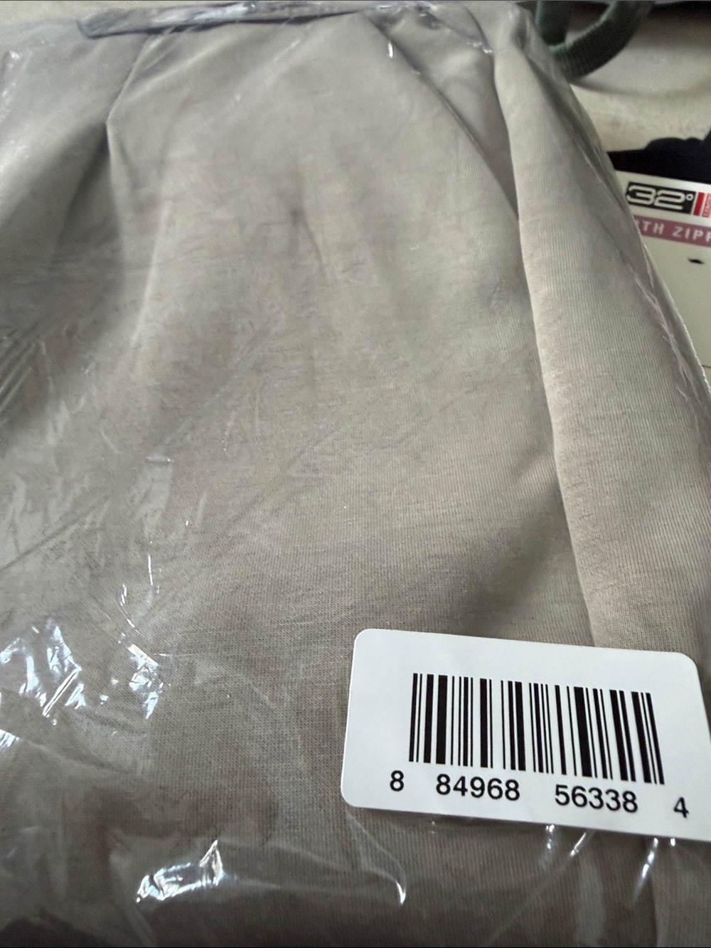 Women's scuba pleat Jogger Pants - Grey Fog - Picture 3 of 5